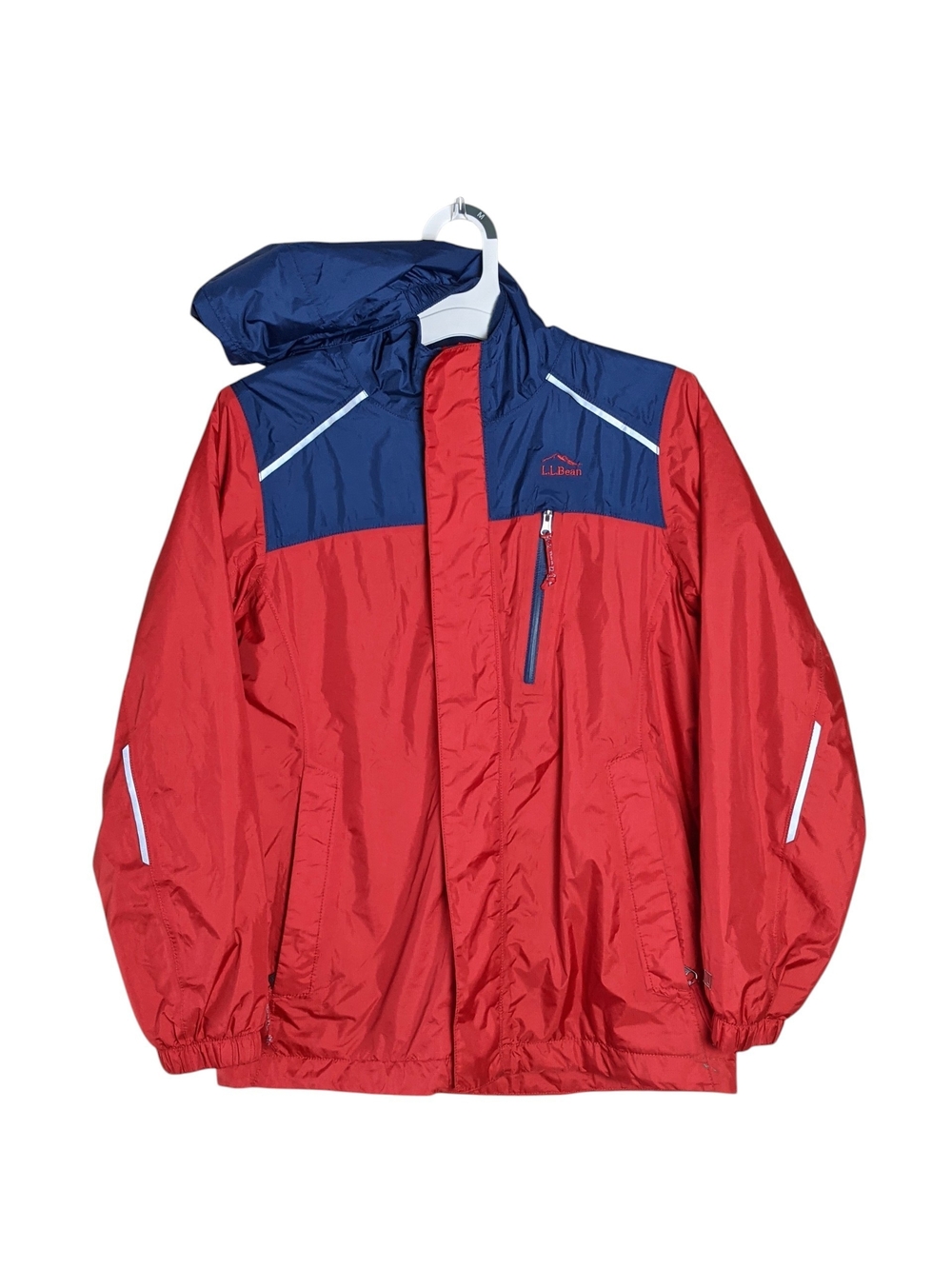 L.L. Bean Boys Waterproof Rain Jacket Size M 10-12